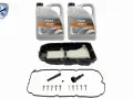 Kit pour changer huile boite de vitesse : 2 bidons d'huile ATF MB 17, carter d'huile, joint et visserie.