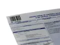 Procès-verbal de contrôle technique d'un véhicule. Ce document, qui pourrait être un faux contrôle technique, liste les défauts à corriger.