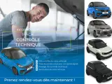 Pack contrôle technique voiture sans permis : pré-contrôle, RDV, passage et restitution. Plusieurs modèles Ligier présentés.