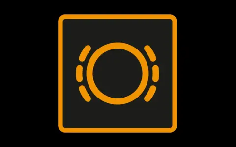 Un voyant volant rouge clignote, signalant un problème de direction assistée.