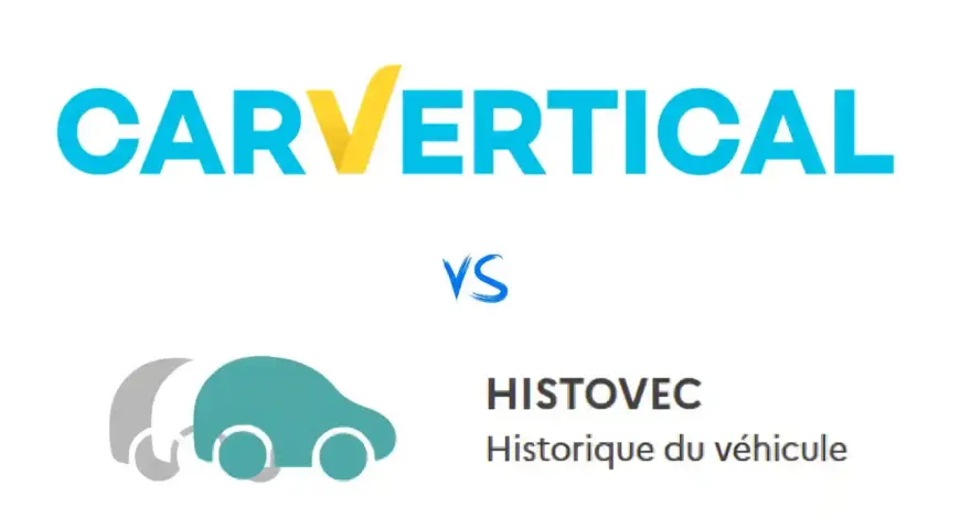 Comparaison entre CARVERTICAL et HISTOVEC, un service d'historique du véhicule.